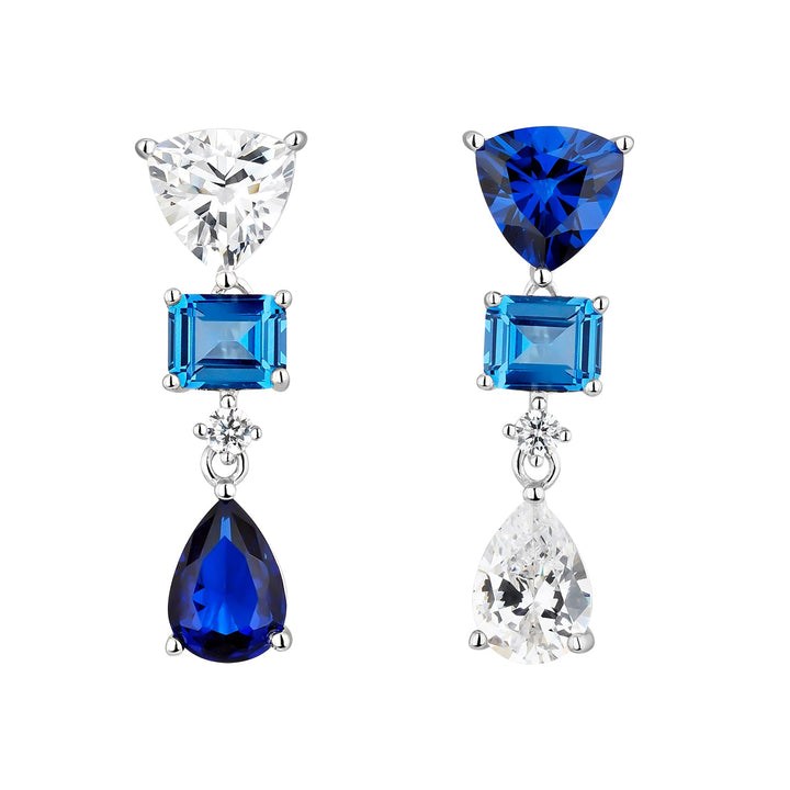 PENDIENTES ASIMÉTRICOS GINEBRA