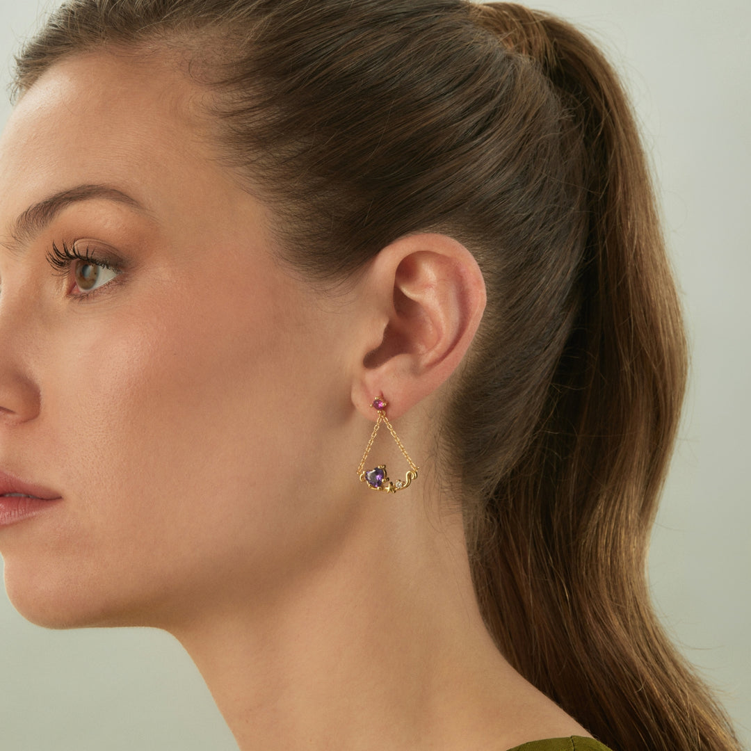 PENDIENTES ASIMÉTRICOS AZALEE
