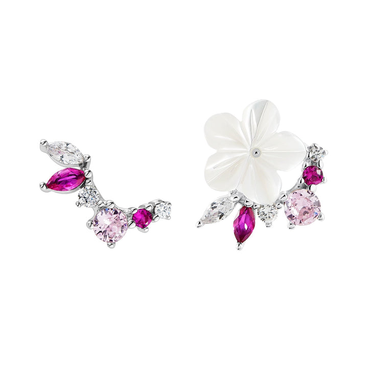 PENDIENTES ASIMÉTRICOS PINK BOUQUET
