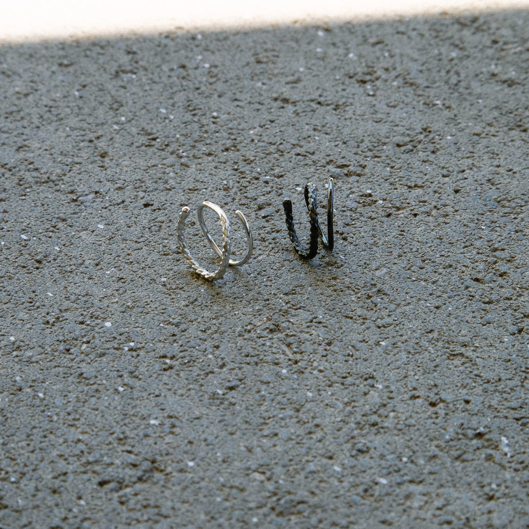 PENDIENTE PIERCING ARO DE PLATA VACHERON