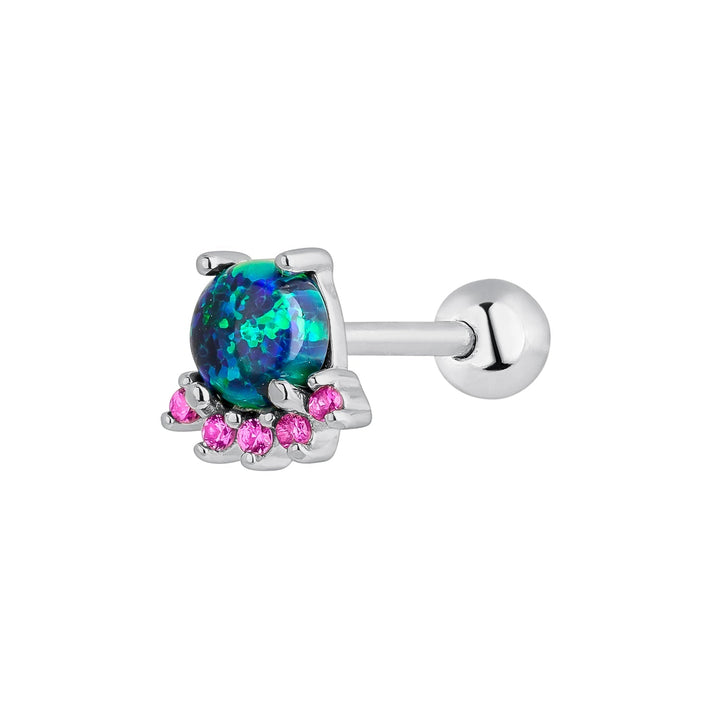PENDIENTE PIERCING DE PLATA CALEDONIA