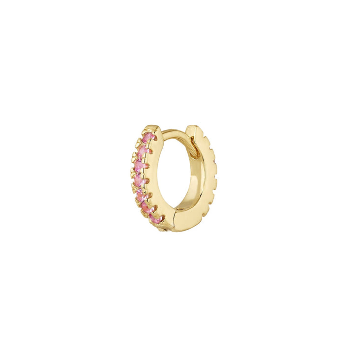PENDIENTE PIERCING ARO ORO AMARILLO CORUNDUM SOPHIE