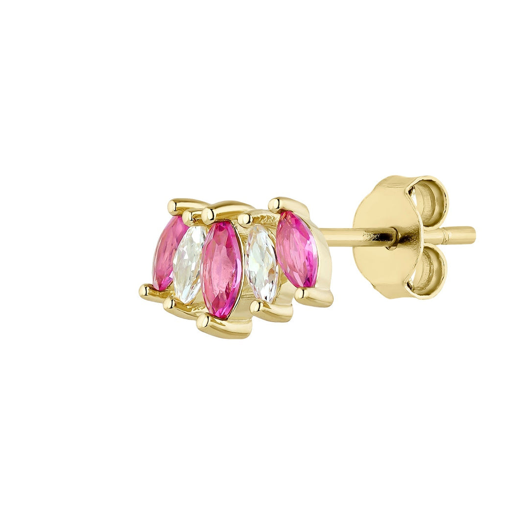 PENDIENTE PIERCING ORO AMARILLO LILI