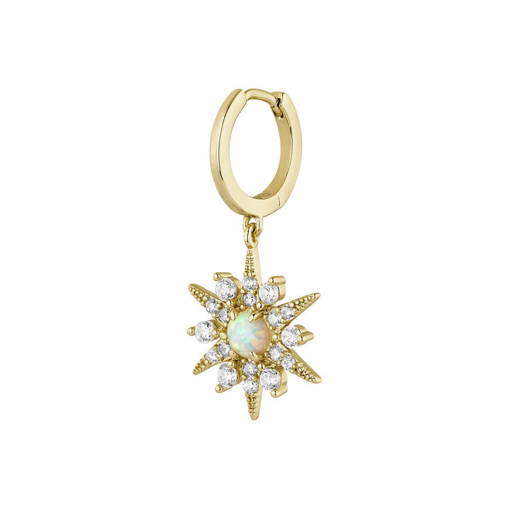 PENDIENTE PIERCING ARO OPAL-STAR