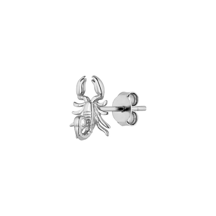 PENDIENTE PIERCING DE PLATA ESCORPION