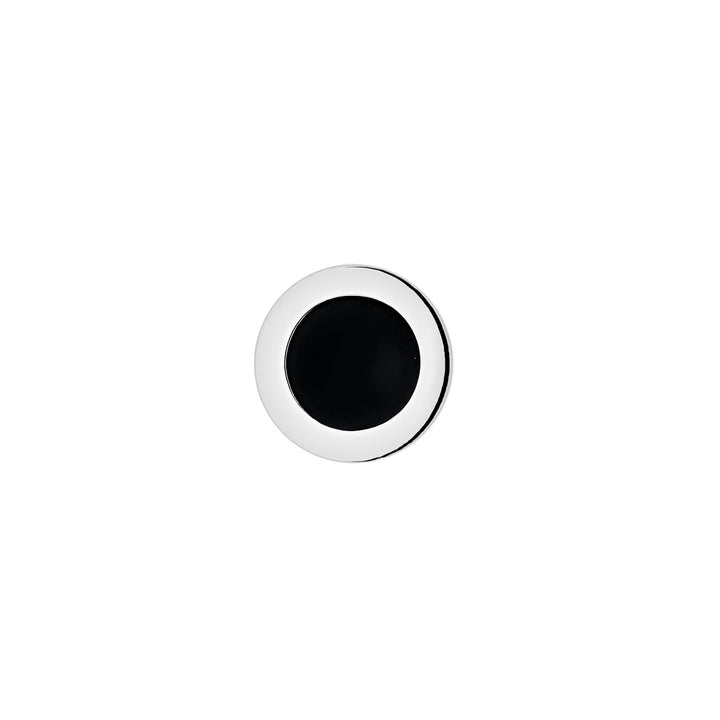 PENDIENTE PIERCING DE PLATA ONYX