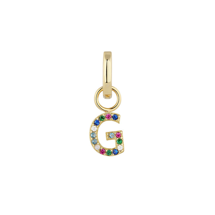 PENDIENTE PIERCING ARO GOLD ALPHABET G