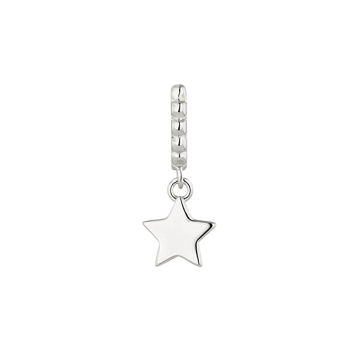 PENDIENTE PIERCING ARO DE PLATA ESTRELLA