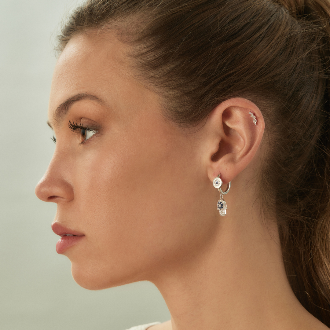 PENDIENTE PIERCING DE PLATA ELLA
