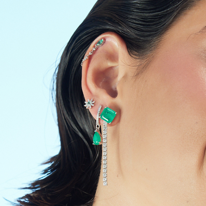 PENDIENTE PIERCING OORRING BLUE LAGOON