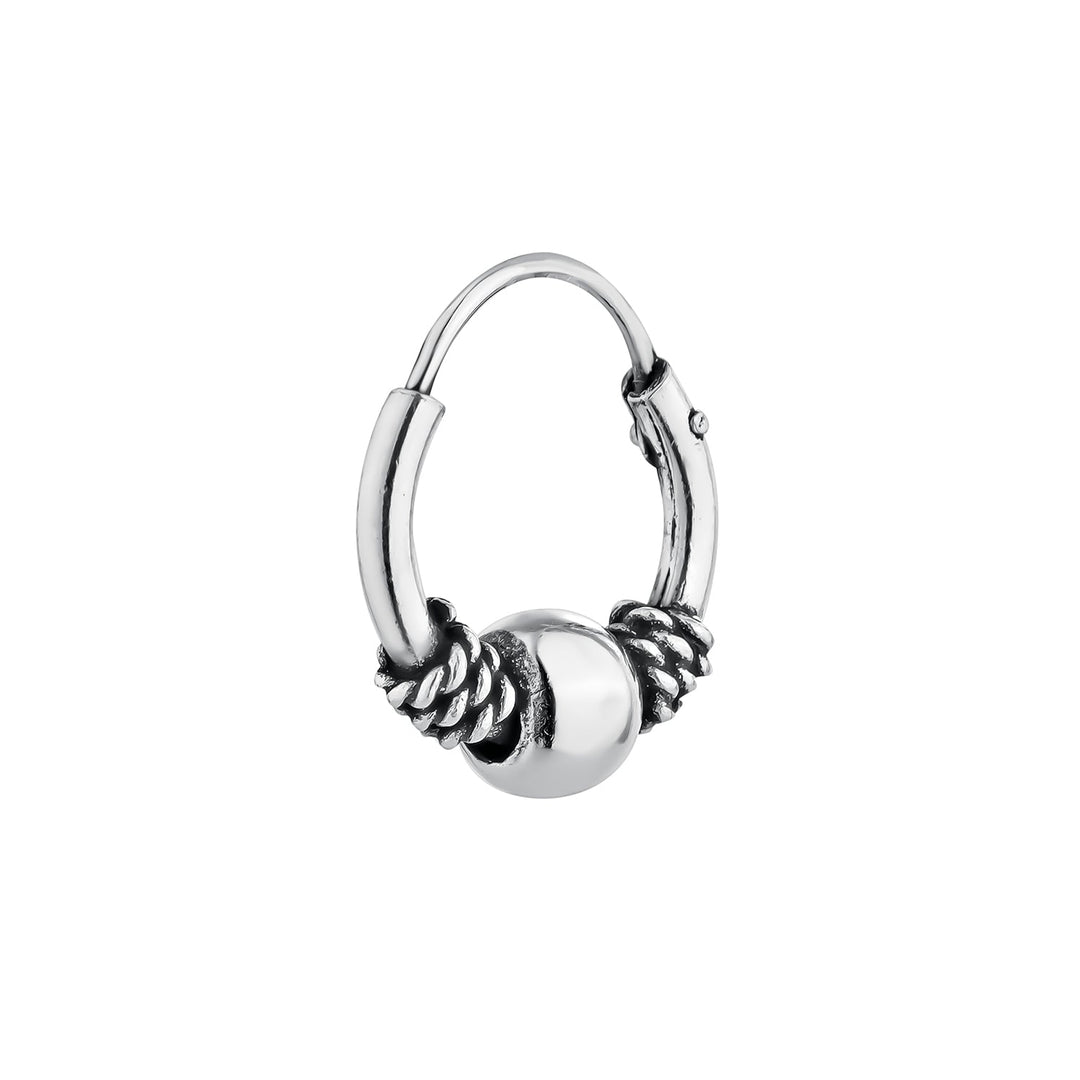 PENDIENTE PIERCING ARO DE PLATA ARIA