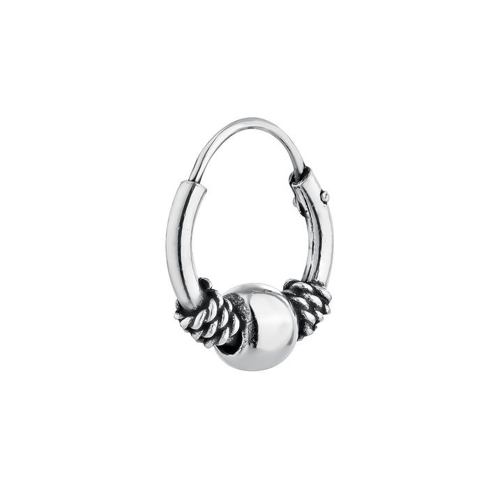 PENDIENTE PIERCING ARO DE PLATA ARIA