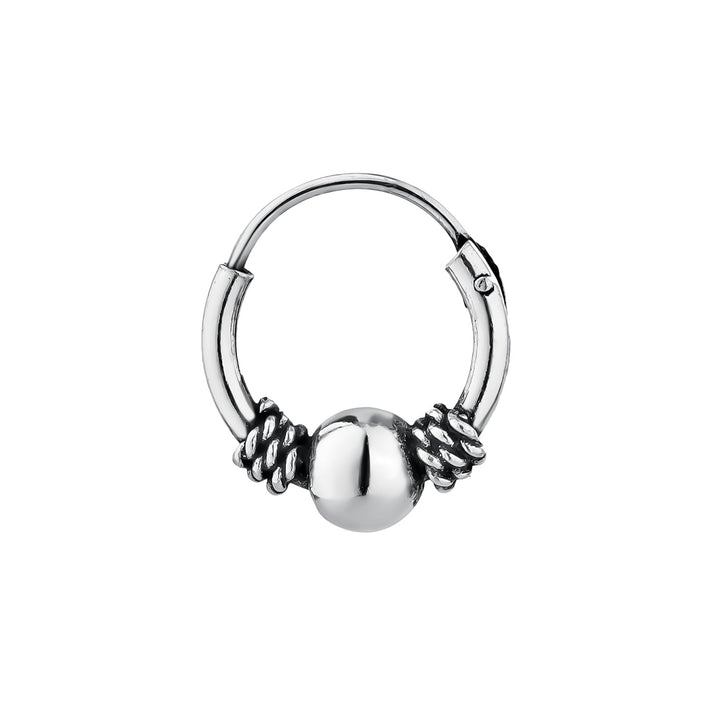 PENDIENTE PIERCING ARO DE PLATA ARIA