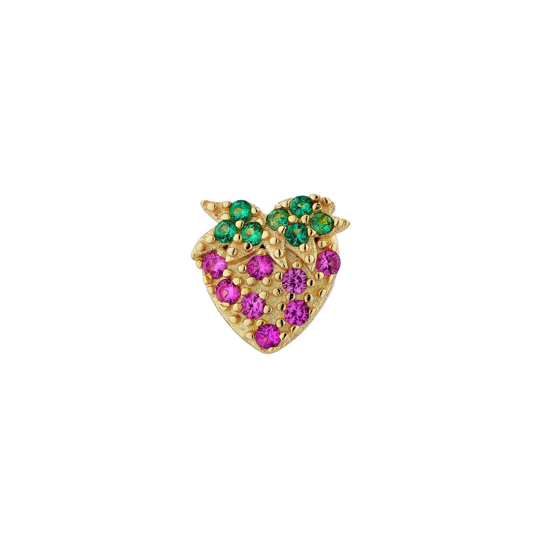 PENDIENTE PIERCING STRAWBERRY