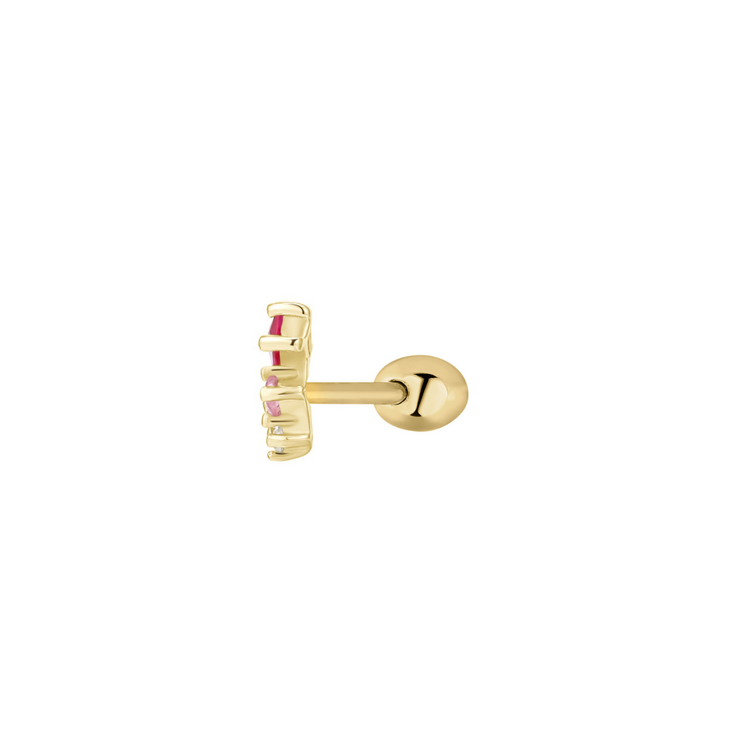PENDIENTE PIERCING ORO AMARILLO SWEET BUZZ-TRAGUS