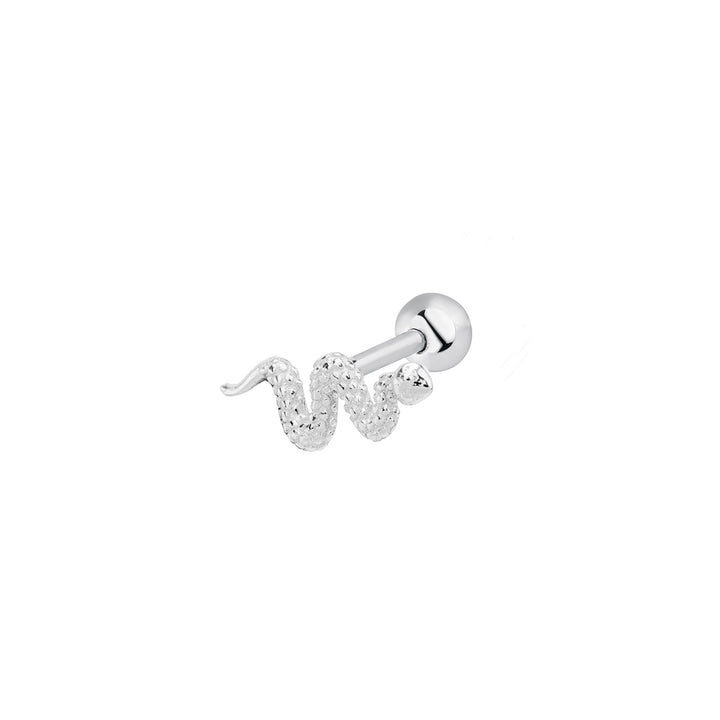 PENDIENTE PIERCING DE PLATA PETIT SNAKE-TRAGUS