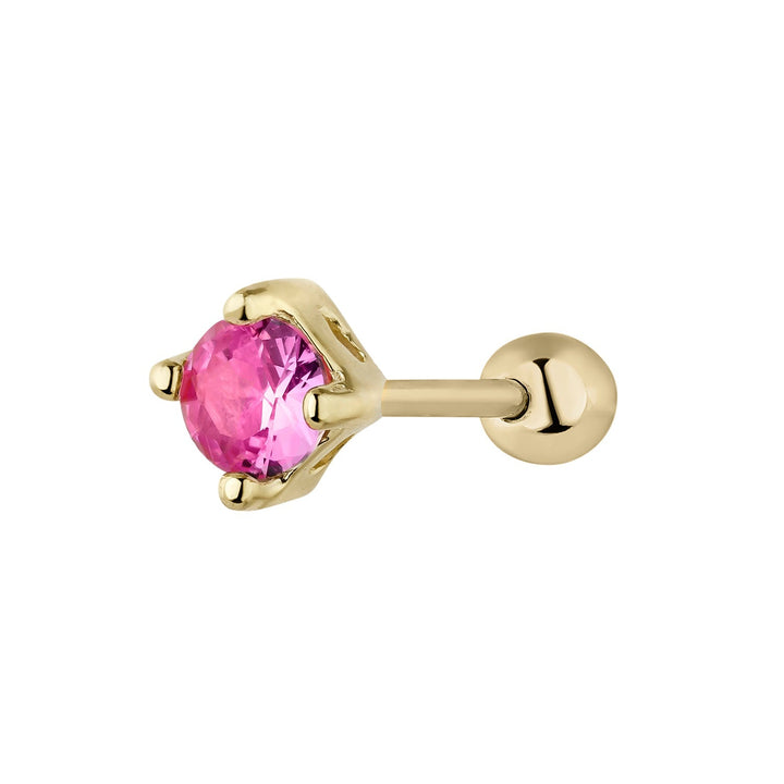 PENDIENTE PIERCING ORO AMARILLO LUZ-TRAGUS