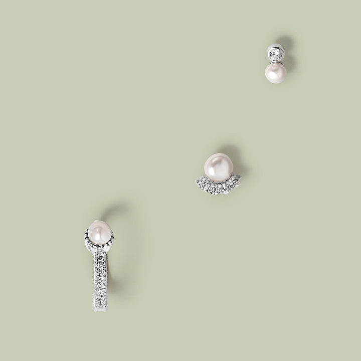 MEHETIA SILVER PIERCING EARRING