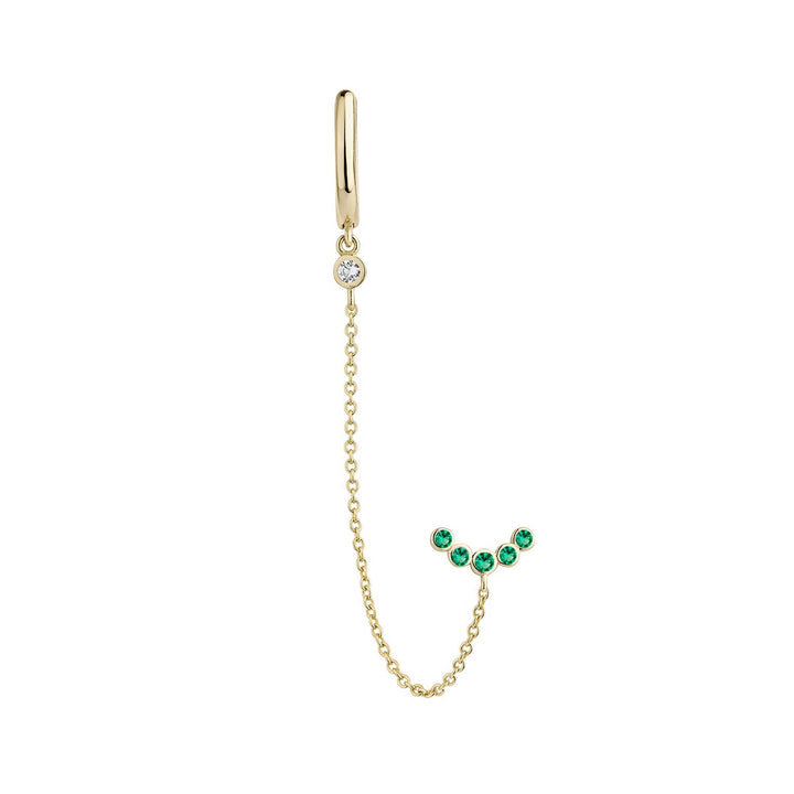 PENDIENTE PIERCING MÚLTIPLE ORO AMARILLO BERENICE