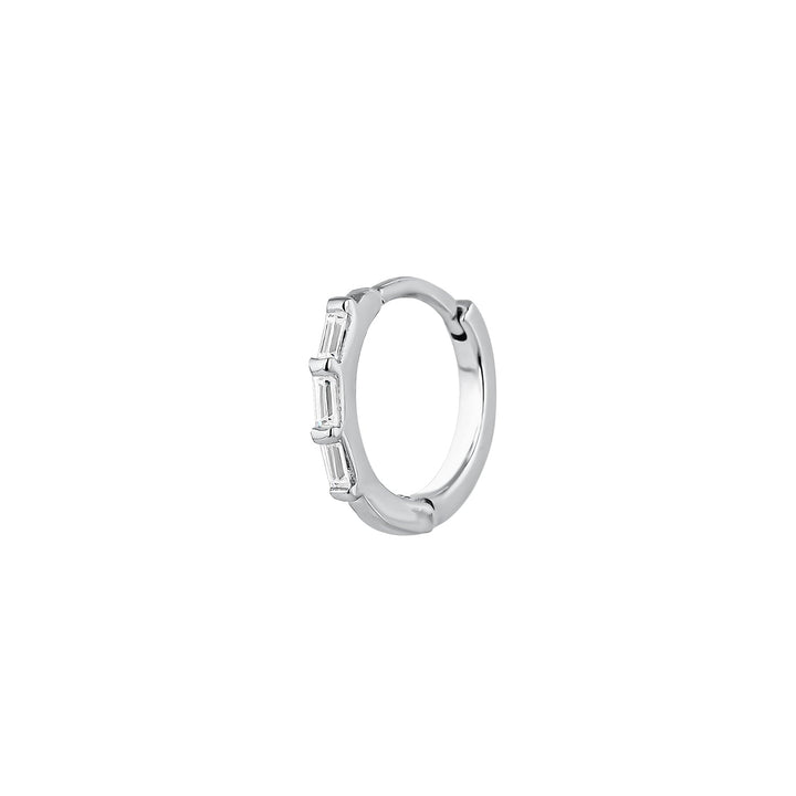 PENDIENTE PIERCING ARO DE PLATA PARADIS