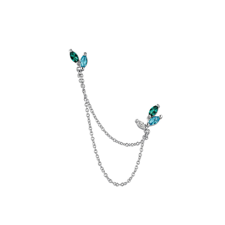 PENDIENTE PIERCING MÚLTIPLE DE PLATA LAROQUE