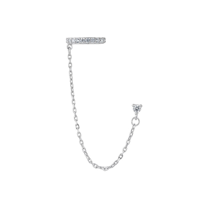 PENDIENTE PIERCING MÚLTIPLE DE PLATA SANZA
