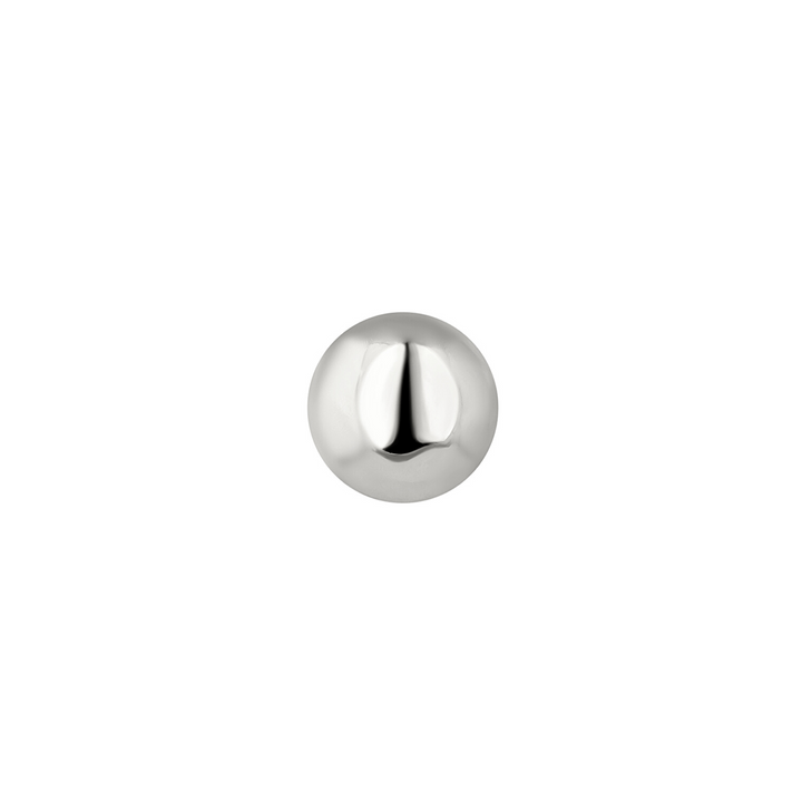 PENDIENTE PIERCING DE PLATA POMPOM