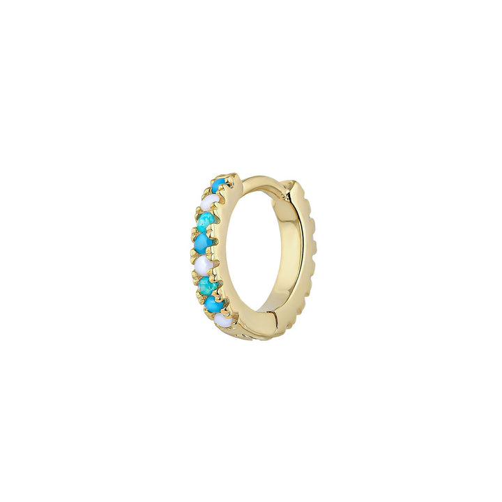 PENDIENTE PIERCING ARO ORO AMARILLO ISSEY
