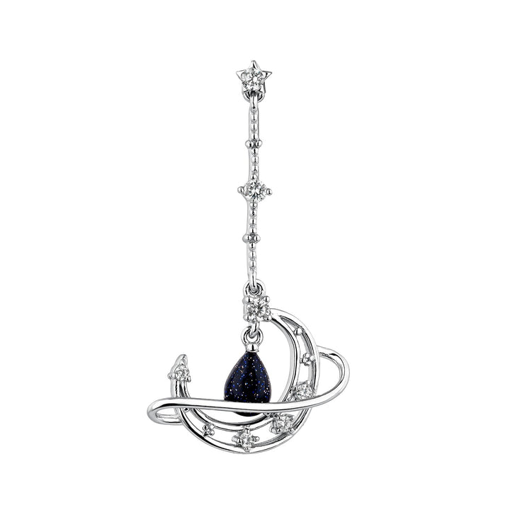 PENDIENTE PIERCING DE PLATA CANDY ORBIT