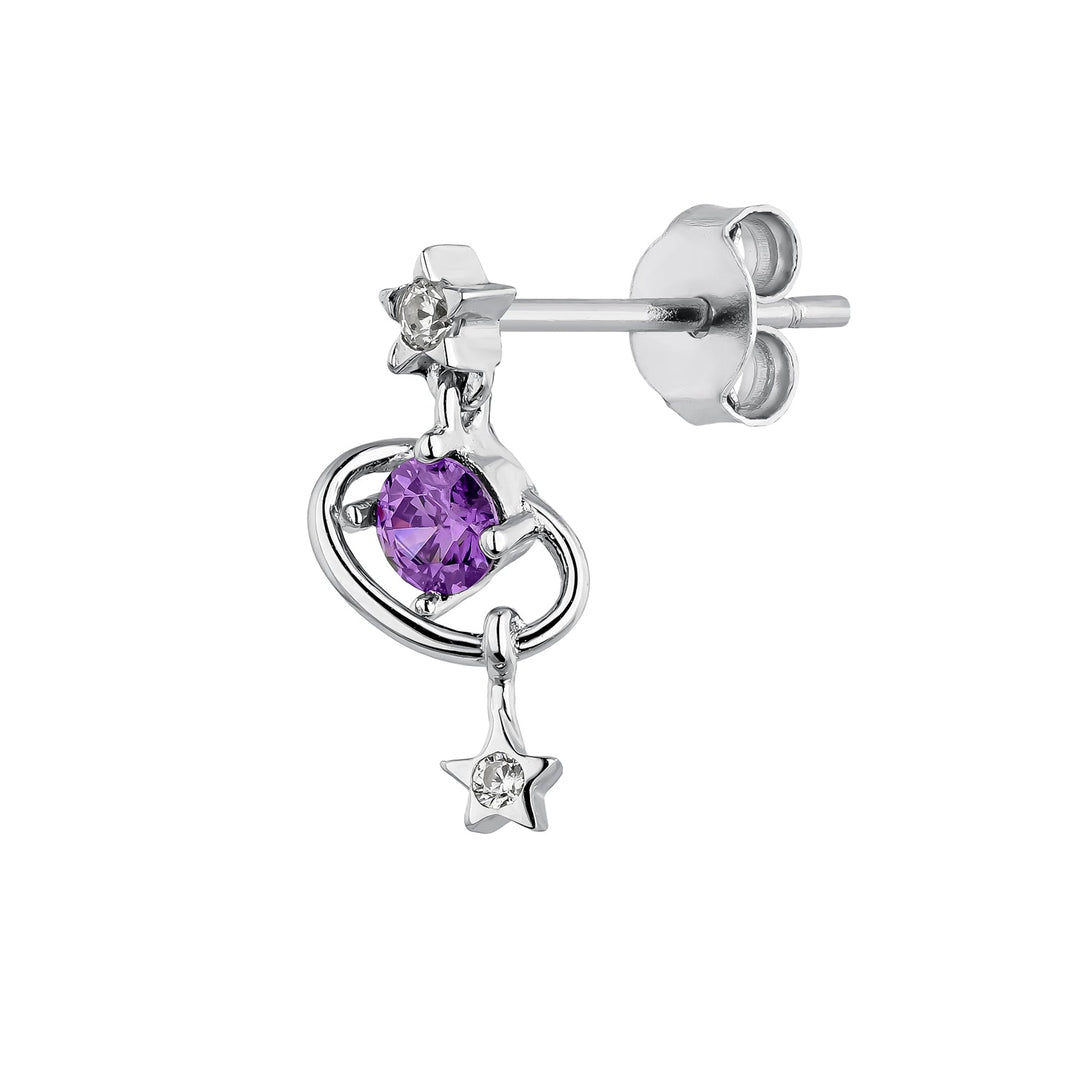 CANDYGALAXY SILVER PIERCING EARRING