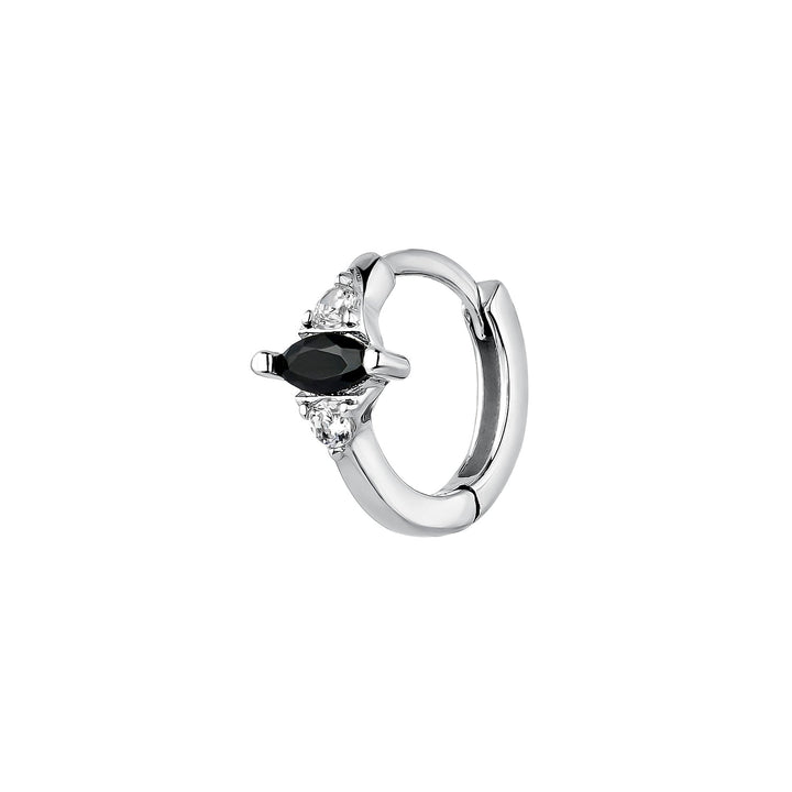 PENDIENTE PIERCING ARO DE PLATA LEENA