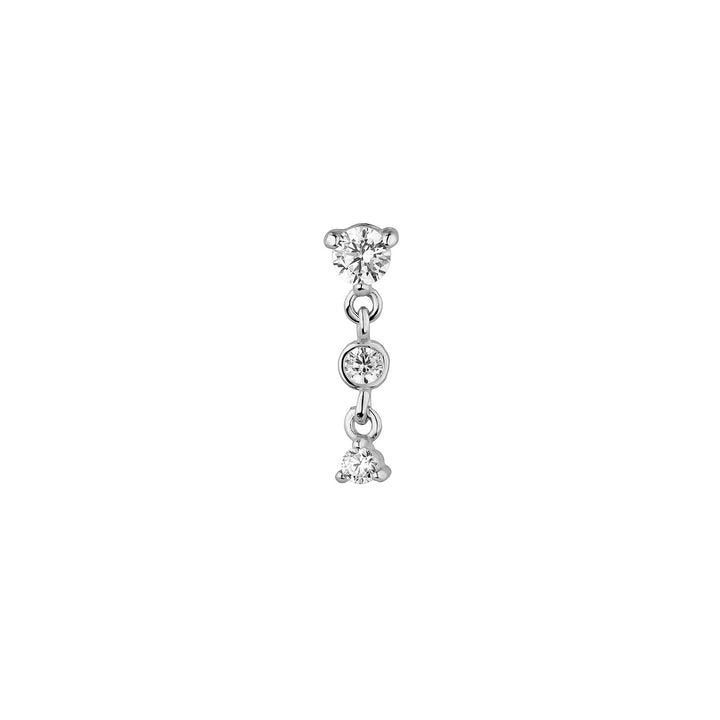 PENDIENTE PIERCING DE PLATA KAVYA DROP