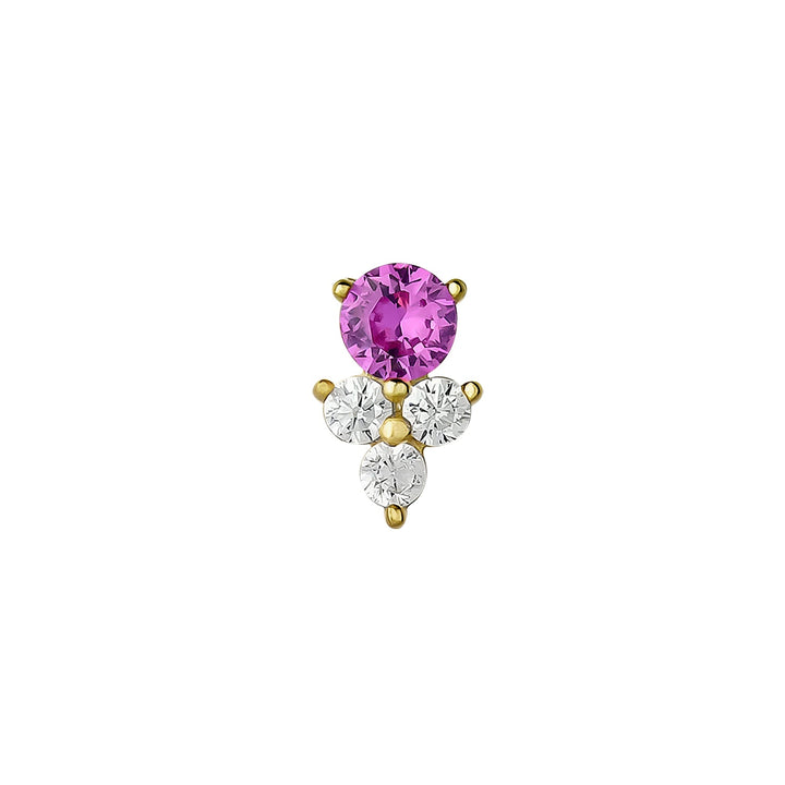 PENDIENTE PIERCING ROSA ZAIR