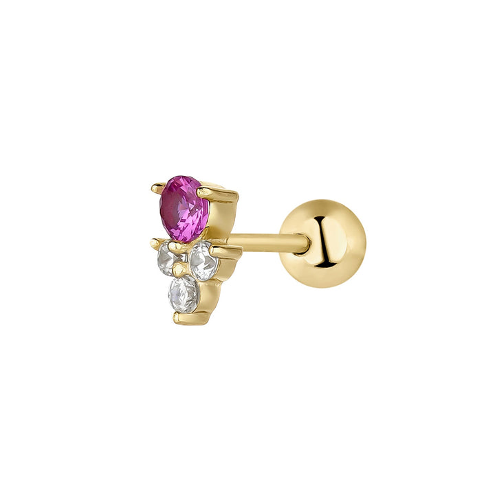PENDIENTE PIERCING ROSA ZAIR