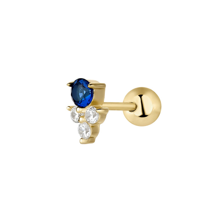 PENDIENTE PIERCING AZUL ZAIR