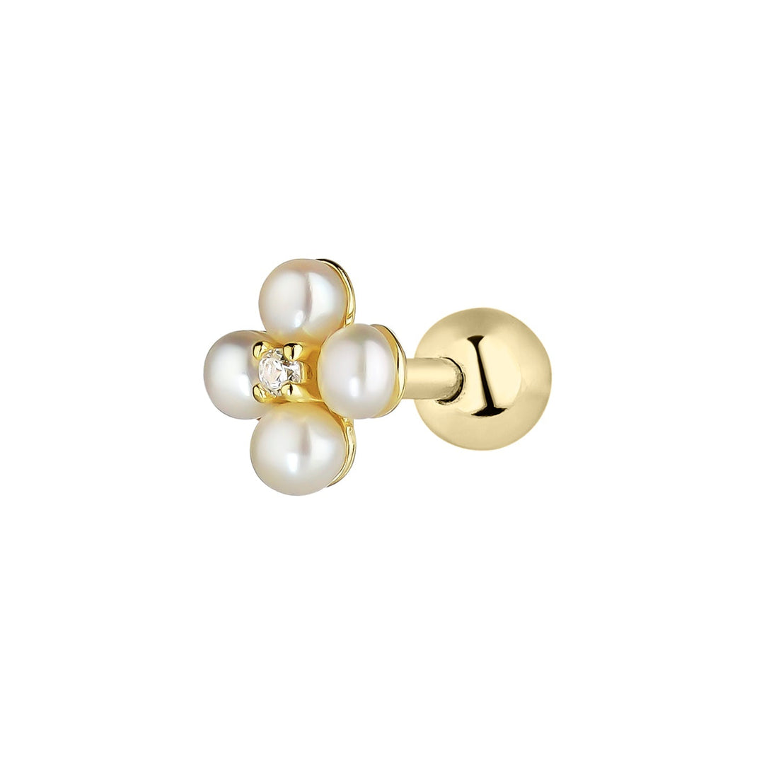 PENDIENTE PIERCING FLEUR-PERLE