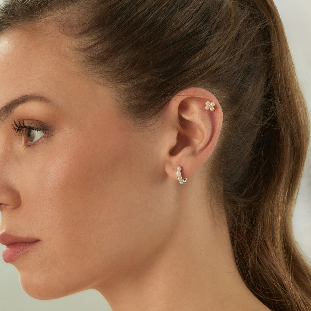PENDIENTE PIERCING FLEUR-PERLE