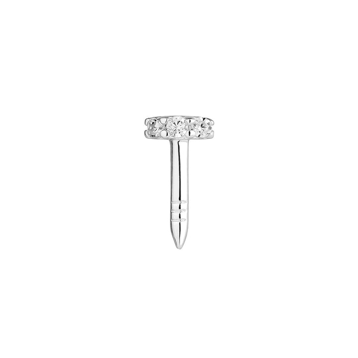 VIS SILVER PIERCING EARRING