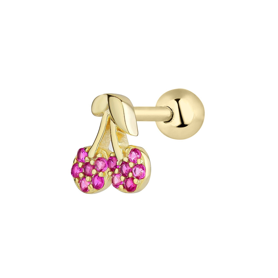 PENDIENTE PIERCING CHERRY