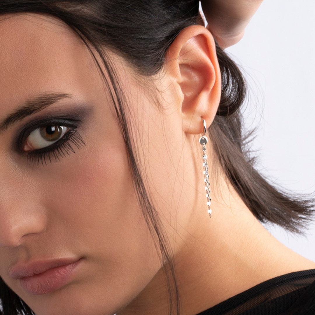 PENDIENTE PIERCING ARO DE PLATA JANA