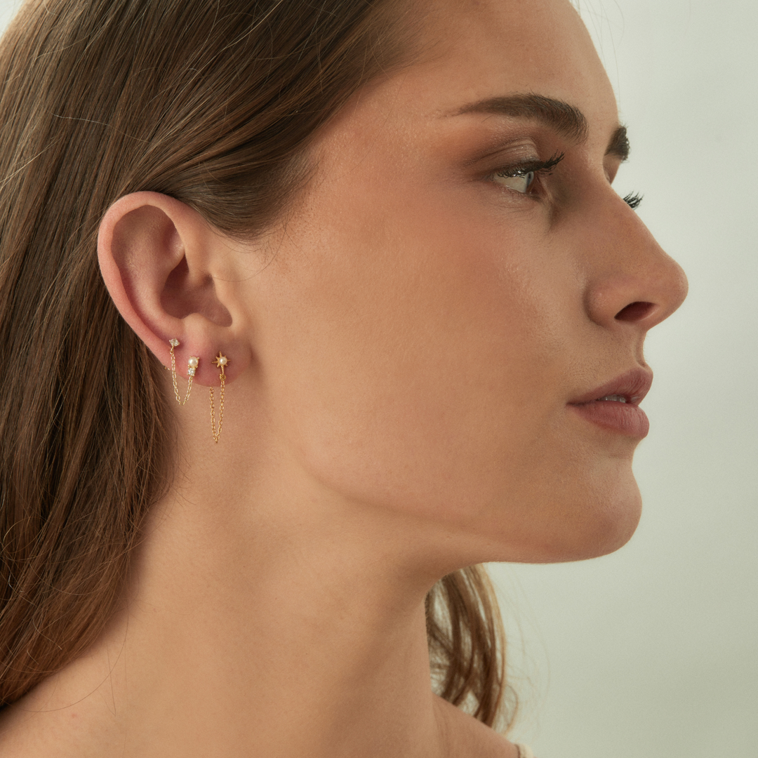 PENDIENTE PIERCING MÚLTIPLE MARTINICA-PEARL