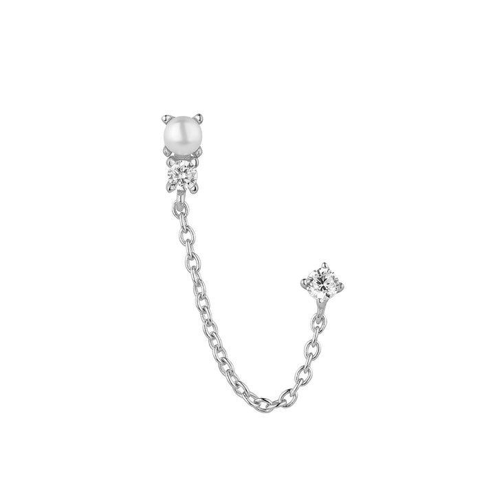 PENDIENTE PIERCING MÚLTIPLE DE PLATA MARTINICA-PEARL