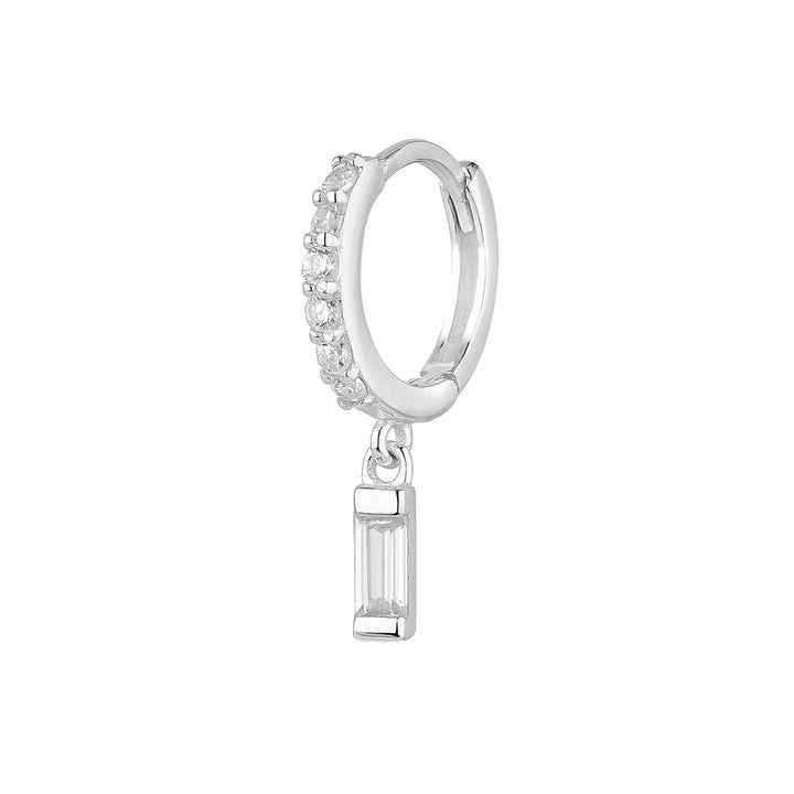 PENDIENTE PIERCING ARO DE PLATA MARA
