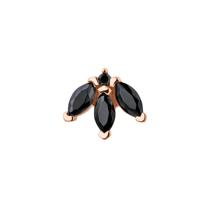 PENDIENTE PIERCING ORO ROSA JOSEPHINE