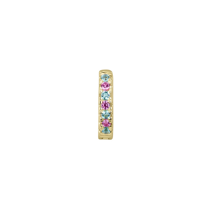 PENDIENTE PIERCING ARO ORO AMARILLO PARAIBA SOPHIE