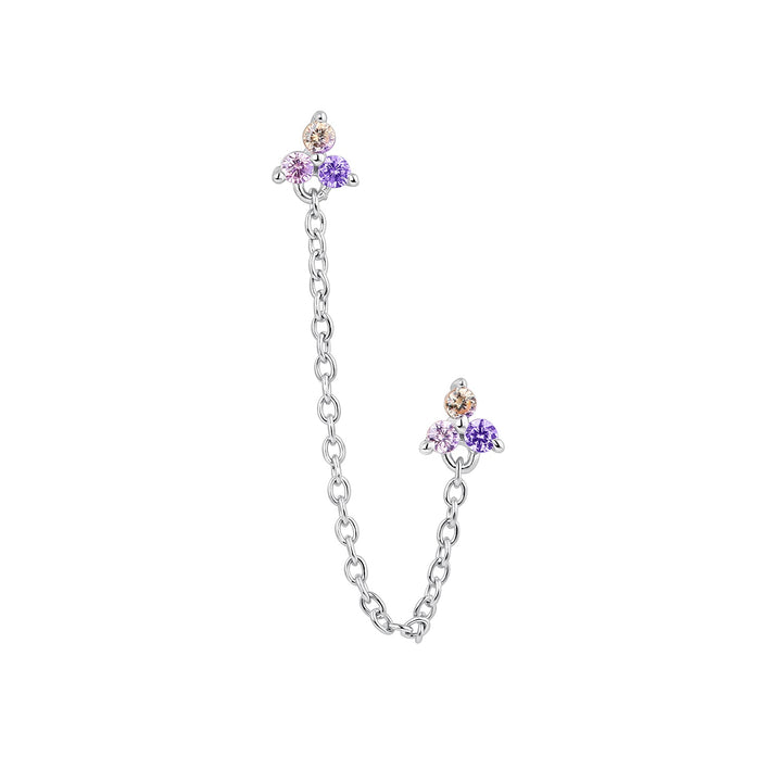 PENDIENTE PIERCING MÚLTIPLE DE PLATA ALAIA