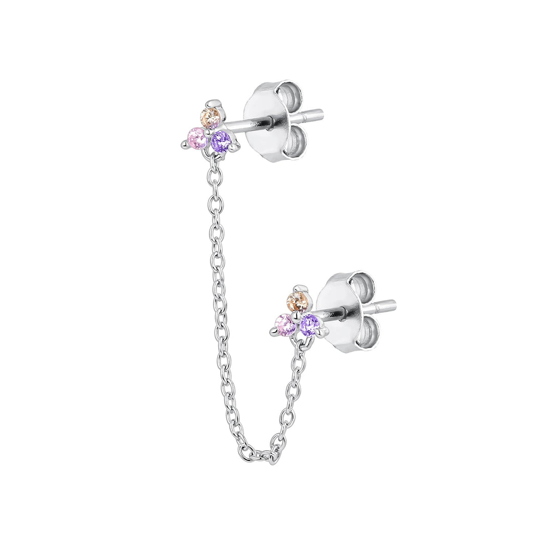 PENDIENTE PIERCING MÚLTIPLE DE PLATA ALAIA