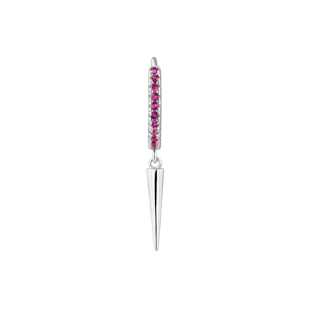 PENDIENTE PIERCING ARO DE PLATA ZULA