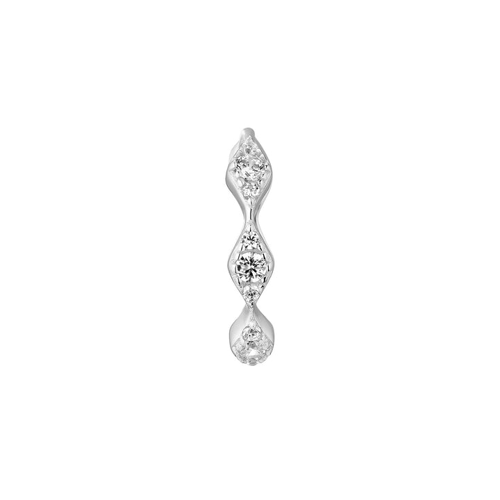 PENDIENTE PIERCING ARO DE PLATA ZURA