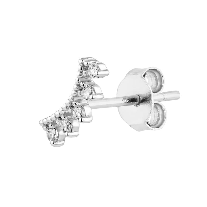 PENDIENTE PIERCING DE PLATA BRISA